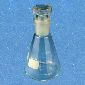 CONICAL FLASK - WITH GROUND JOINT AND HOLLOW STOPPER