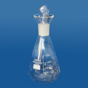 IODINE FLASK, WITH GROUND JOINT AND STOPPER