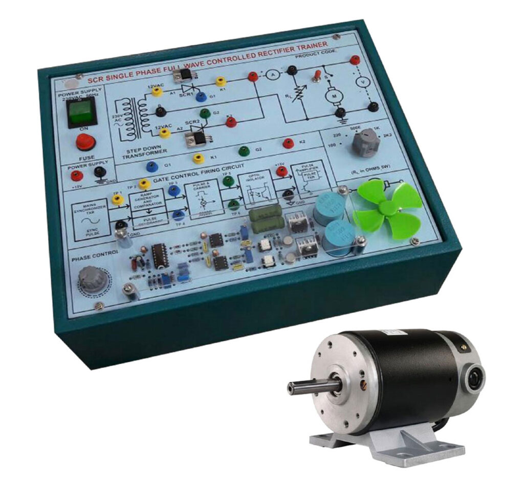 SPEED CONTROL OF PMDC MOTOR USING SCR FULL WAVE CONTROLLED RECTIFIER ...