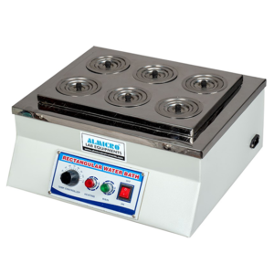 Water Bath Rectangular (Double wall, Thermostatic  Control) 6 hole AM-112A
