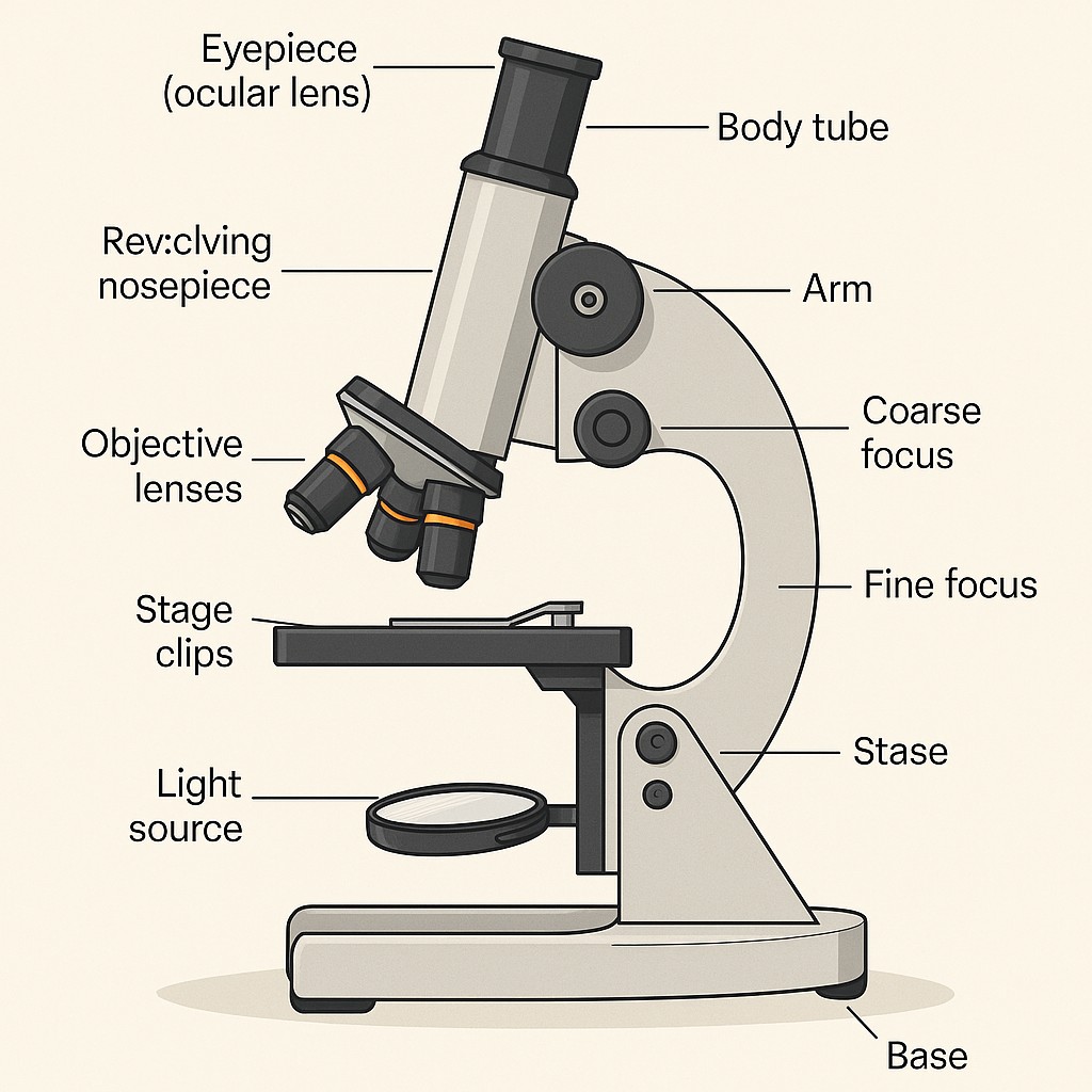 Compound Microscope Diagram