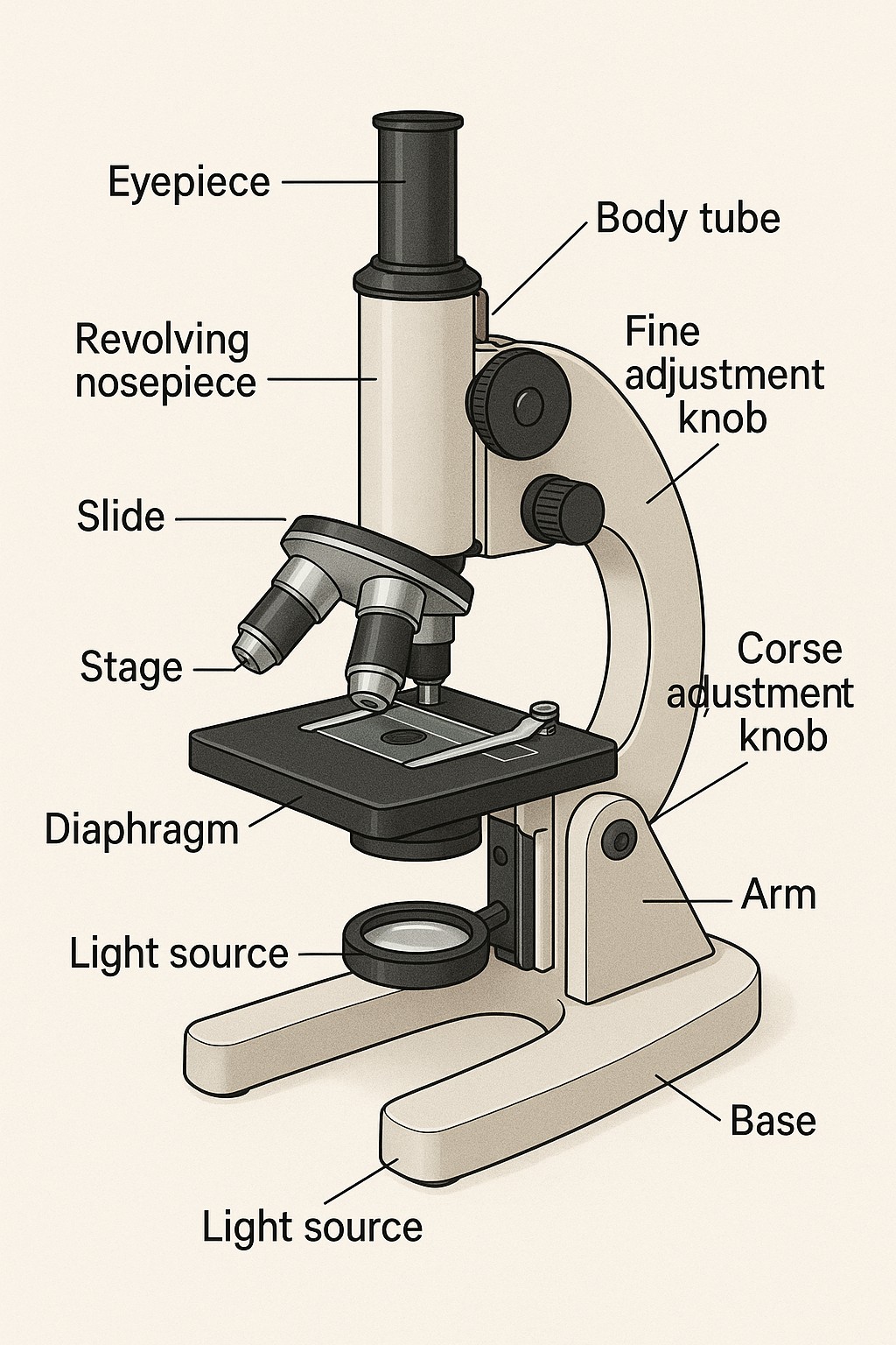 medical Microscope Diagram