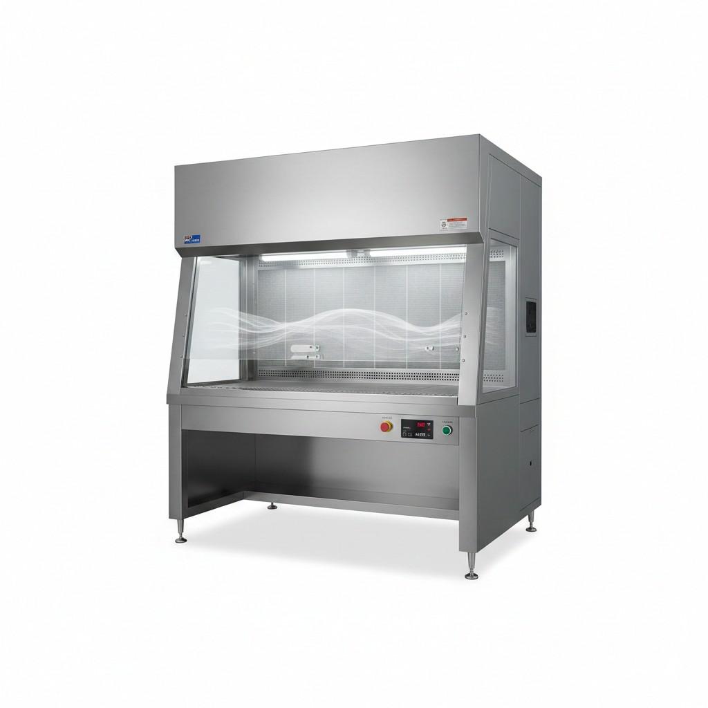 Horizontal laminar air flow