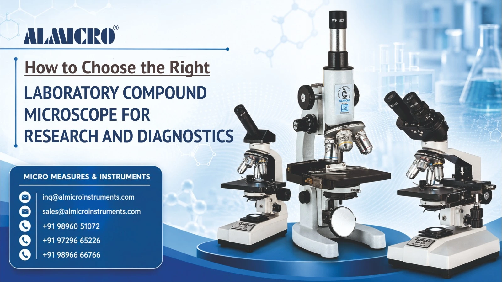 How to Choose the Right Laboratory Compound Microscope for Research and Diagnostics