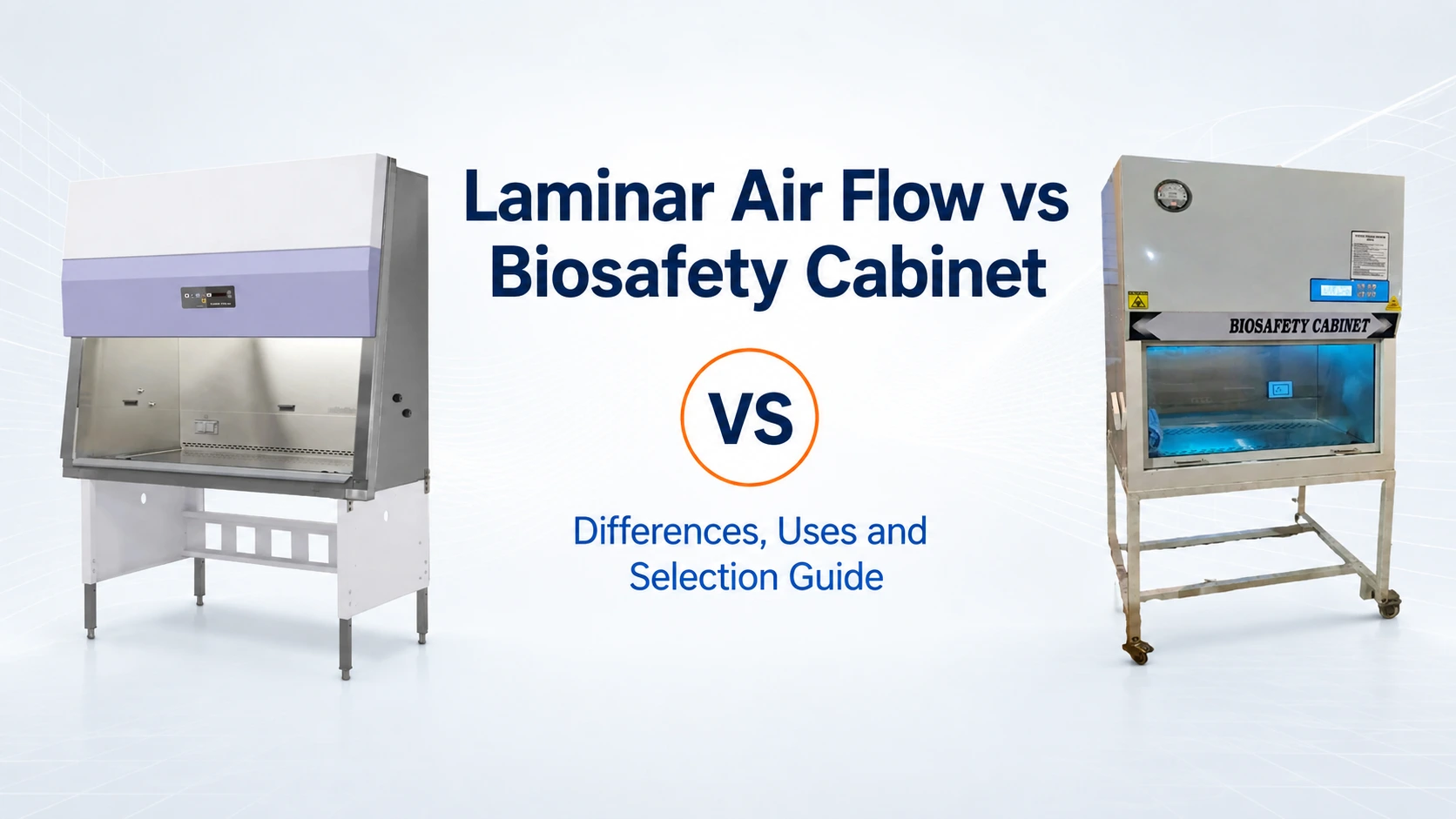 Laminar Air Flow vs Biosafety Cabinet Differences, Uses and Selection Guide